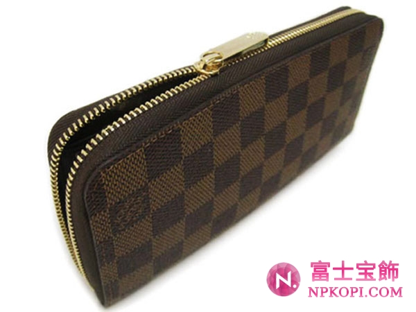 (LOUIS VUITTON)ルイヴィトン ブランドコピー ダミエ長財布 ジッピーウォレット N60015